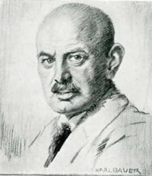Dietrich Eckart, portrait by Karl Bauer