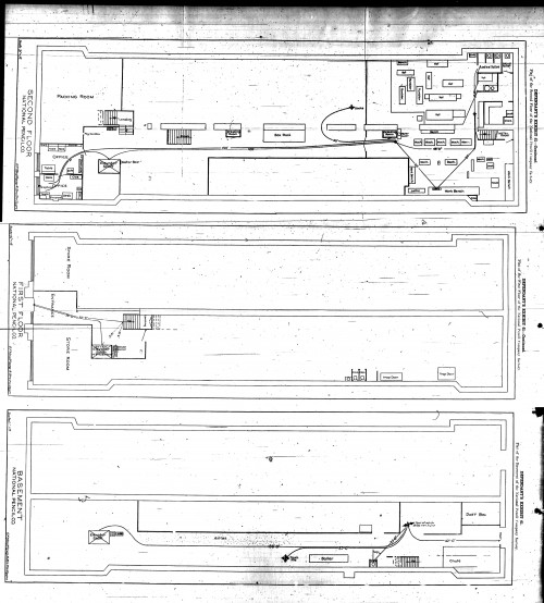 Floor plan of the National Pencil Co. - click for high resolution