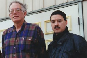 Dr. William Pierce with H&D’s Editor Mark Cotterill – Hillsboro, West Virginia, 1993