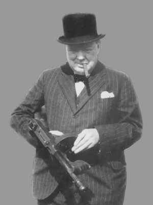 CHURCHILL liked to think of himself as a great warlord, but he came across at the personal level as a petty gangster: theatrical, irresponsible, and immensely vain.