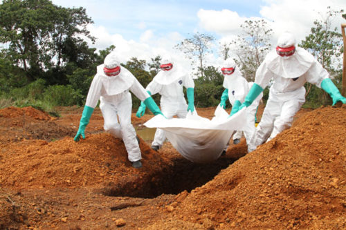 Red Cross with Ebola