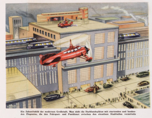 Heliport and Railway Station paleo-future