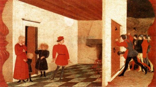 Paolo Uccello (1397-1475), Praedella of Profanation of the Host