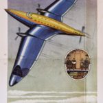 Stratospheric Airplane with regulated air pressure for passengers paleo-future