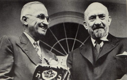 Harry Truman and Chaim Weizmann
