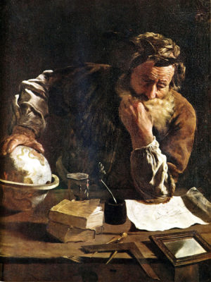 Domenico Fetti - Archimedes Deep in Thought (1620)