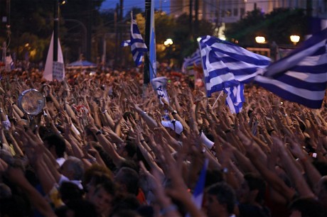 APTOPIX Greece Financial Crisis
