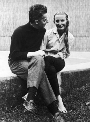 Herbert Von Karajan and Elliette Mouret