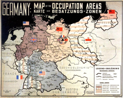 Occupation zones of Germany after World War 2