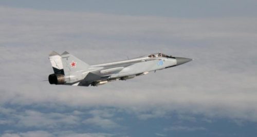 A Russian Air Force Mig 31