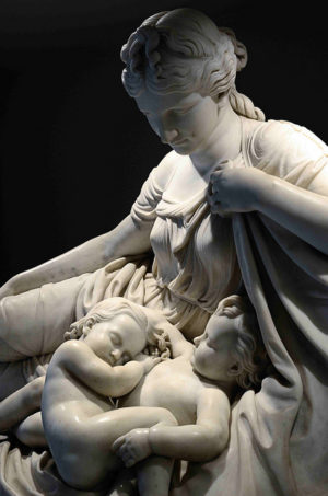Latona and Her children, Apollo and Diana - William Henry Rinehart