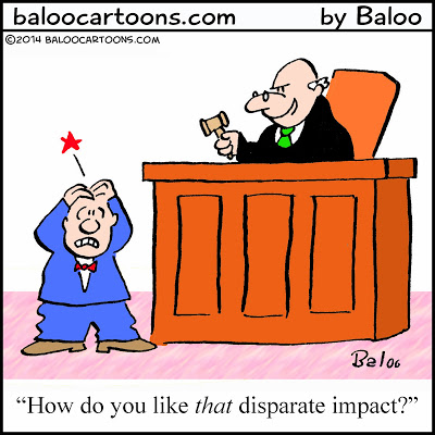 disparate impact doctrine law bad why cartoon sims david