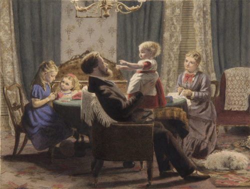A Family In A Drawing Room