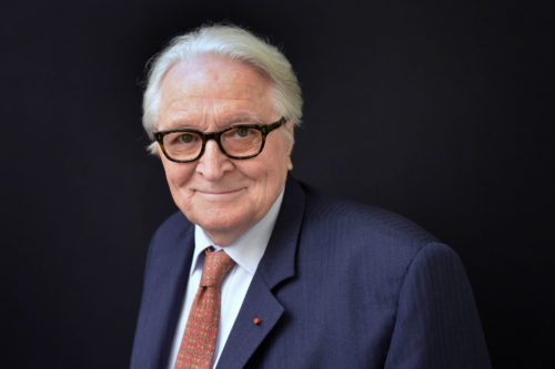 Paris: Roland Dumas, L'ancien ministre des affaires etrangeres chez LCI