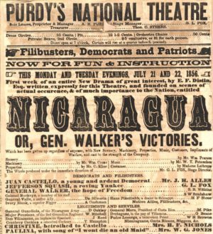 Walker's exploits were heralded far and wide, as this playbill from a New York theatre illustrates.