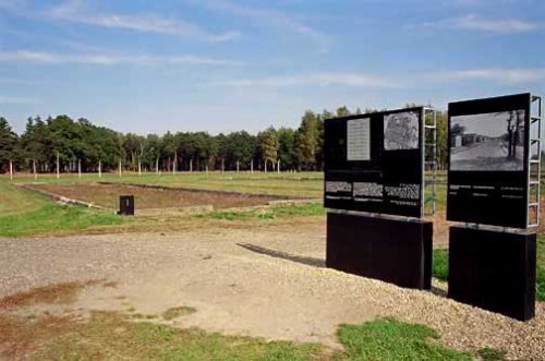 This is a 2005 photo of the location of the Canada warehouse at Auschwitz-Birkenau death camp.