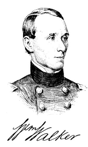 A contemporary portrait of Walker in uniform