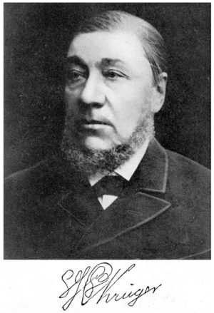 Paul Kruger, Boer leader and President of the Transvaal Republic.