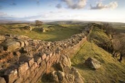 THE RUINS OF HADRIAN’S WALL: When Romans lost the will to defend their border, it proved useless.