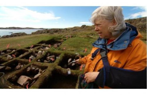 Archeologist Pat Sutherland on Baffin Island