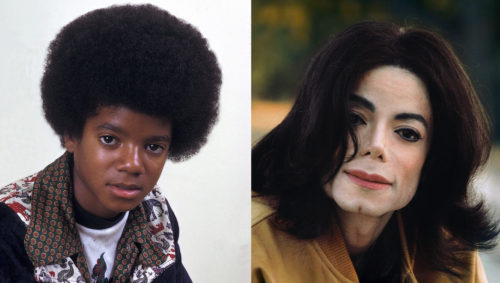 Michael Jackson, before and after