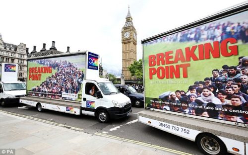 The Brexit campaign's "Breaking Point" poster