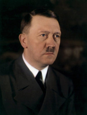 A rare color photo of Adolf Hitler which shows his true eye color (date unknown)