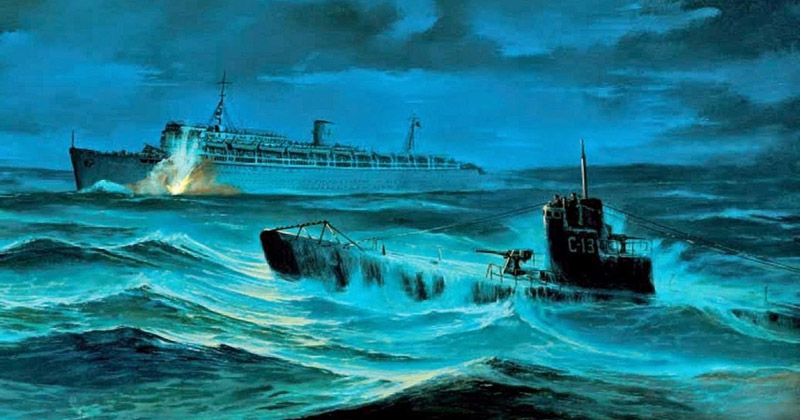 Allied Sinking Of The German Refugee Ship Gustloff The